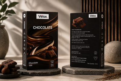 Velox Chocolate Smooth Glide - 10 Condoms