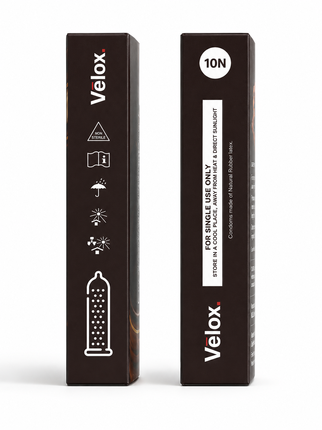 Velox Chocolate Smooth Glide - 10 Condoms