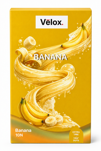 Velox Banana Extra Dotted - 10 Condoms