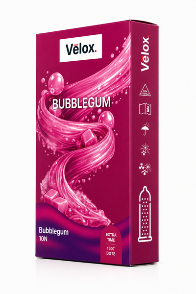 Velox Babblegum Extra Dotted - 10 Condoms