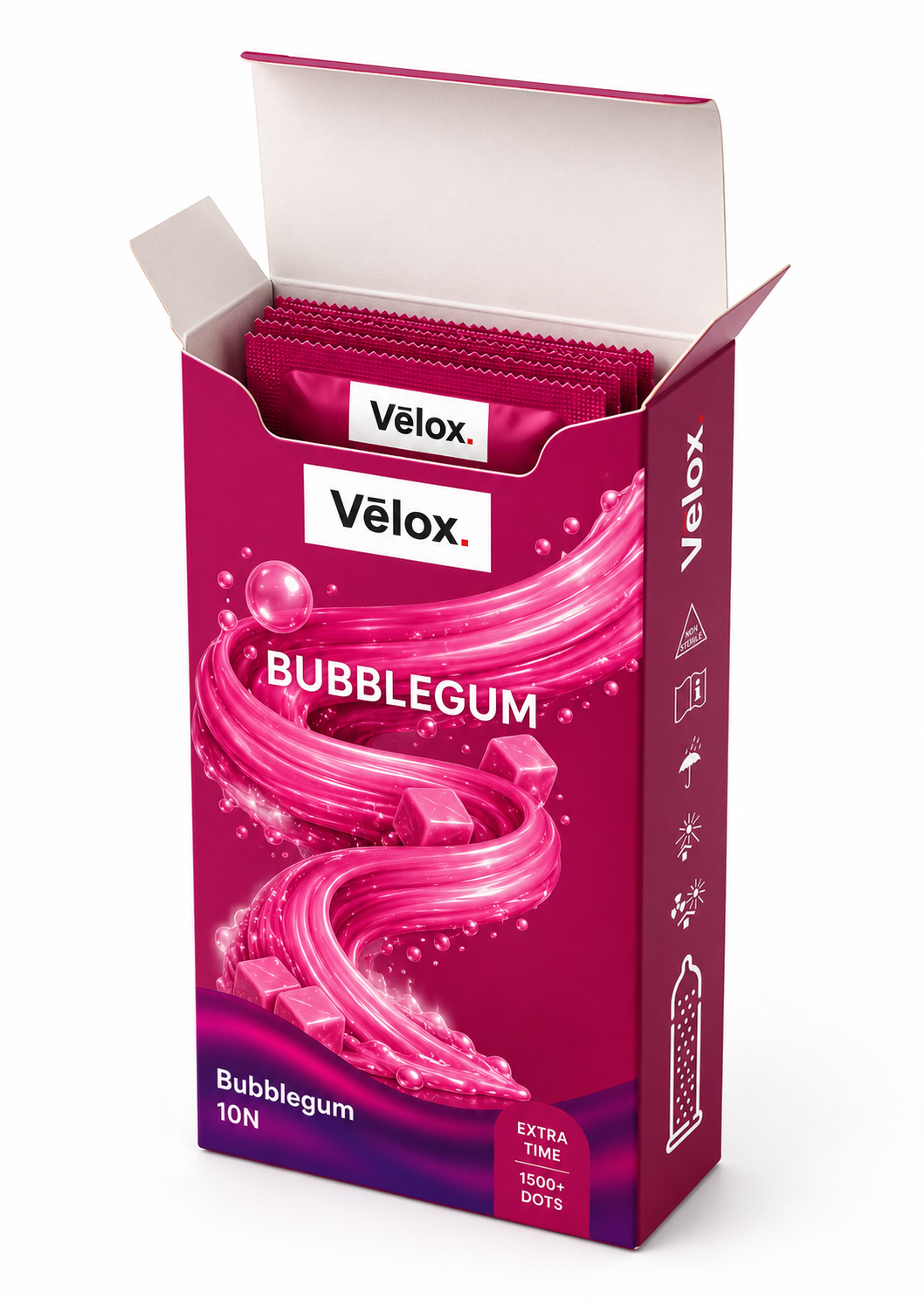 Velox Babblegum Extra Dotted - 10 Condoms