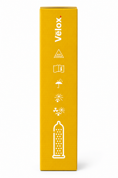Velox Banana Extra Dotted - 10 Condoms