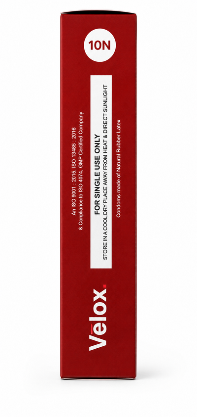 Velox Strawberry Extra Dotted - 10 Condoms
