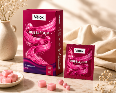 Velox Babblegum Extra Dotted - 10 Condoms